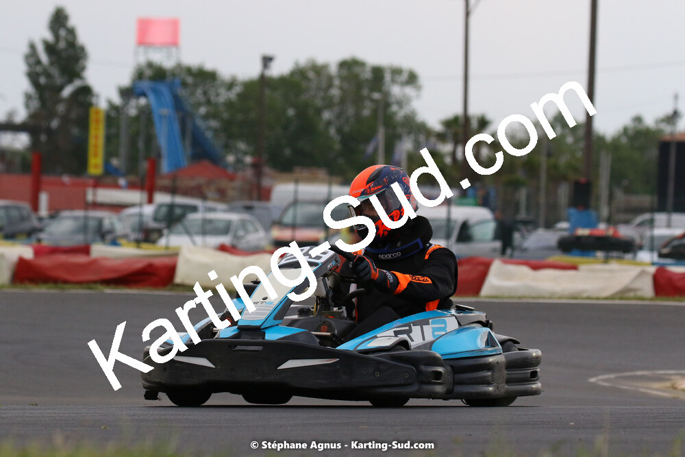 08/05/2022 : Un baquet pour Adrien à Megakart Vias (Photos Stéphane Agnus) 2022 — karting