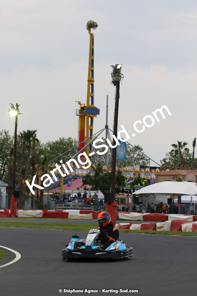 08/05/2022 : Un baquet pour Adrien à Megakart Vias (Photos Stéphane Agnus) 2022 — karting
