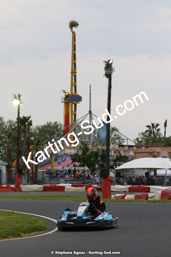 08/05/2022 : Un baquet pour Adrien à Megakart Vias (Photos Stéphane Agnus) 2022 — karting