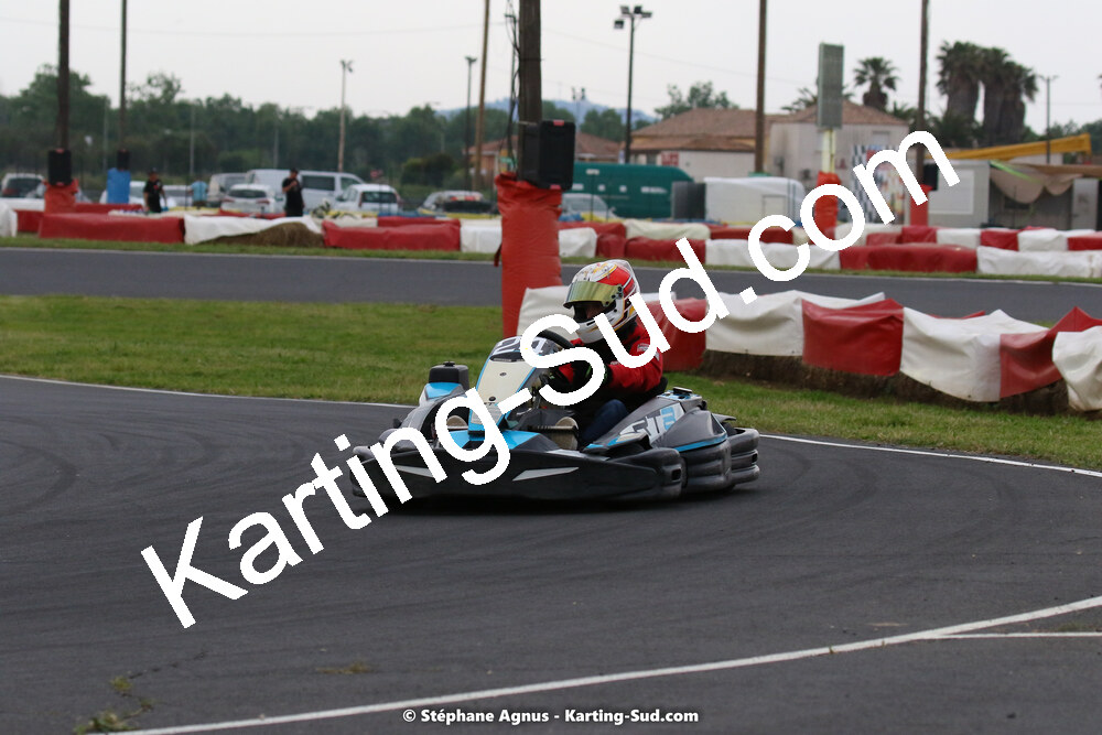 08/05/2022 : Un baquet pour Adrien à Megakart Vias (Photos Stéphane Agnus) 2022 — karting