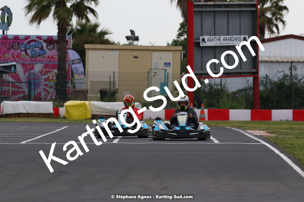 08/05/2022 : Un baquet pour Adrien à Megakart Vias (Photos Stéphane Agnus) 2022 — karting