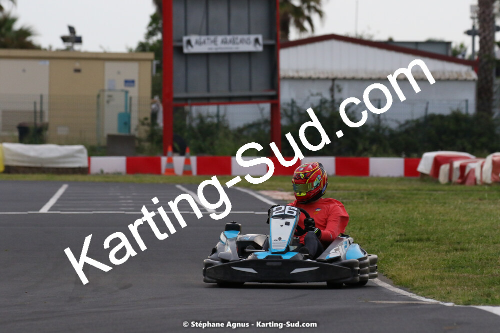 08/05/2022 : Un baquet pour Adrien à Megakart Vias (Photos Stéphane Agnus) 2022 — karting