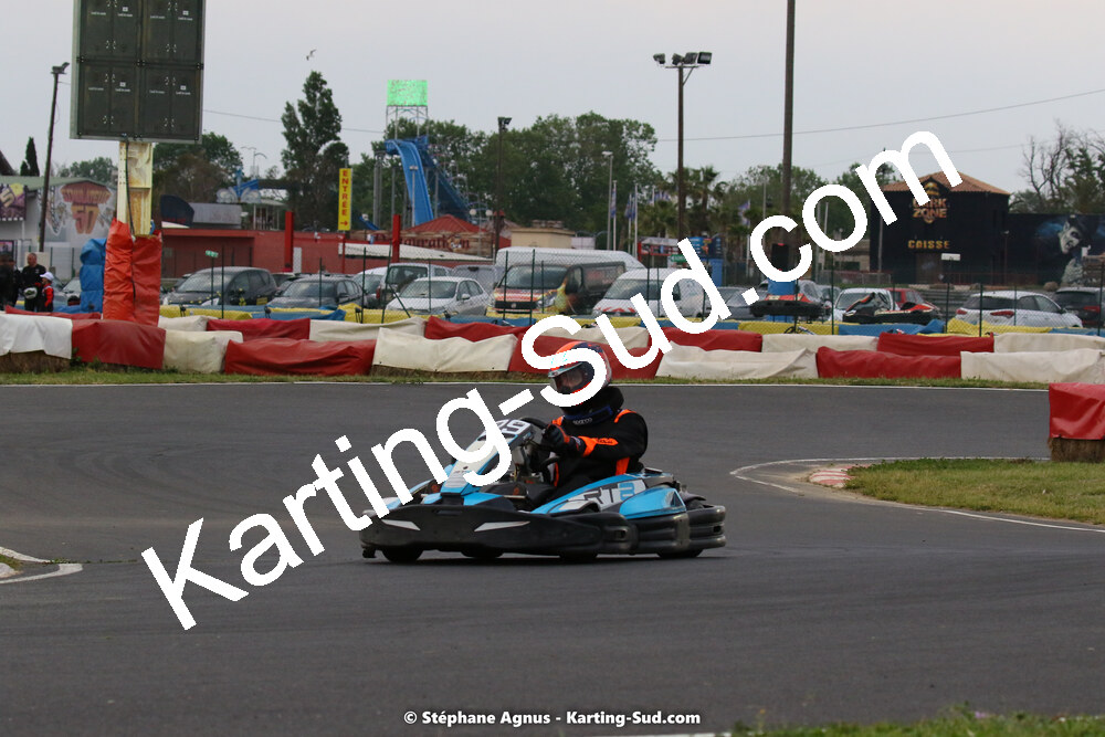 08/05/2022 : Un baquet pour Adrien à Megakart Vias (Photos Stéphane Agnus) 2022 — karting