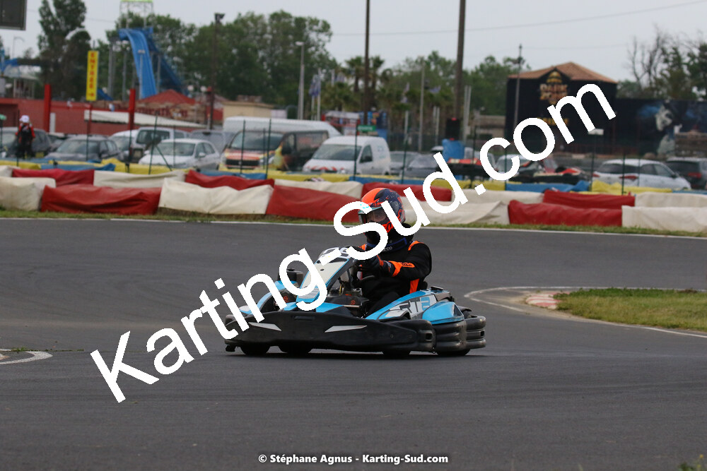08/05/2022 : Un baquet pour Adrien à Megakart Vias (Photos Stéphane Agnus) 2022 — karting