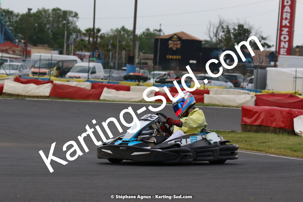 08/05/2022 : Un baquet pour Adrien à Megakart Vias (Photos Stéphane Agnus) 2022 — karting