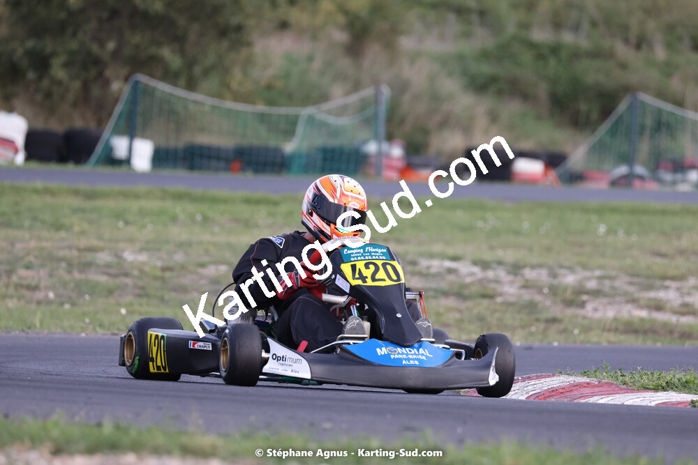 24 & 25/09/2022 : 5ème manche du Championnat du Sud 2022 au circuit Fun Kart Brissac à Ganges (photos Stéphane Agnus) 2022 — karting