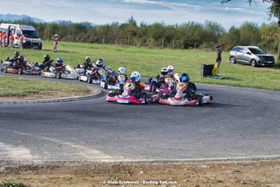 16/10/2022 : 6ème manche du Trophée Ufolep Karting Nouvelle Aquitaine à Pau Lescar (photos Alain Estebenet) 2022 — karting