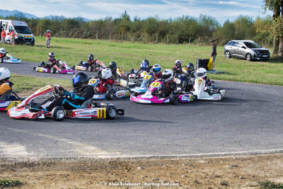 16/10/2022 : 6ème manche du Trophée Ufolep Karting Nouvelle Aquitaine à Pau Lescar (photos Alain Estebenet) 2022 — karting