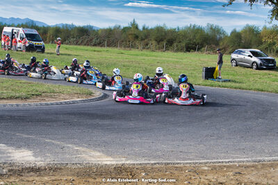 16/10/2022 : 6ème manche du Trophée Ufolep Karting Nouvelle Aquitaine à Pau Lescar (photos Alain Estebenet) 2022 — karting