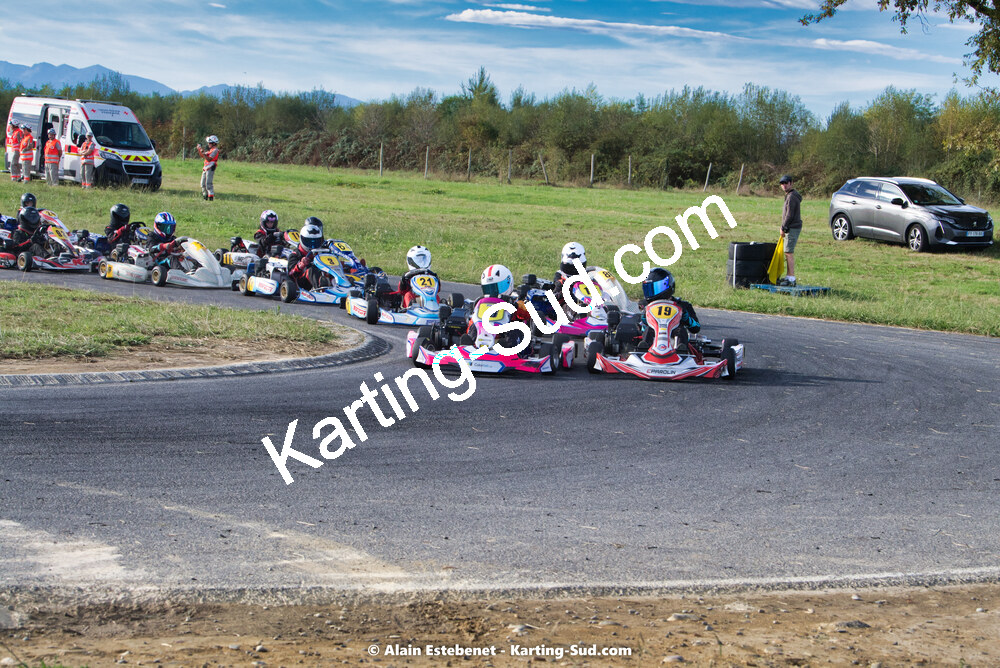 16/10/2022 : 6ème manche du Trophée Ufolep Karting Nouvelle Aquitaine à Pau Lescar (photos Alain Estebenet) 2022 — karting