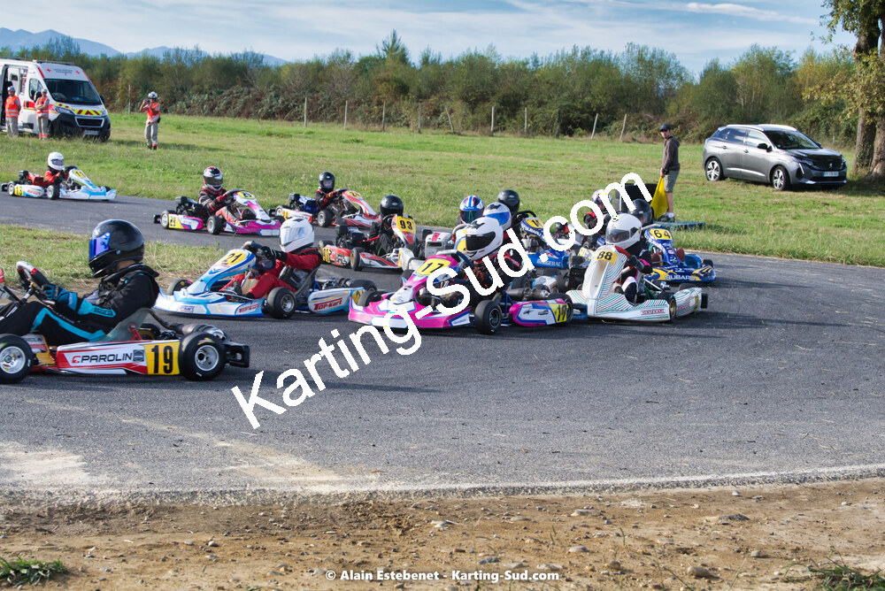 16/10/2022 : 6ème manche du Trophée Ufolep Karting Nouvelle Aquitaine à Pau Lescar (photos Alain Estebenet) 2022 — karting