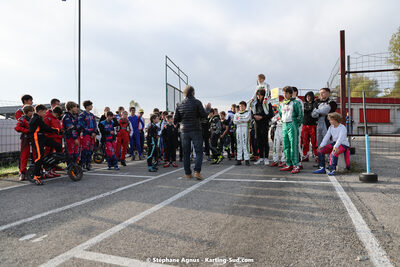 30/10/2022 : 3ème manche du Challenge Jean-Claude Sanchez à Aigues-Vives (photos Stéphane Agnus) 2022 — karting