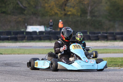 30/10/2022 : 3ème manche du Challenge Jean-Claude Sanchez à Aigues-Vives (photos Stéphane Agnus) 2022 — karting