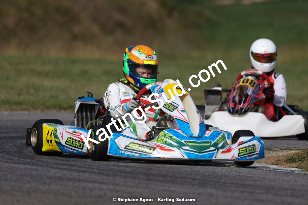 30/10/2022 : 3ème manche du Challenge Jean-Claude Sanchez à Aigues-Vives (photos Stéphane Agnus) 2022 — karting