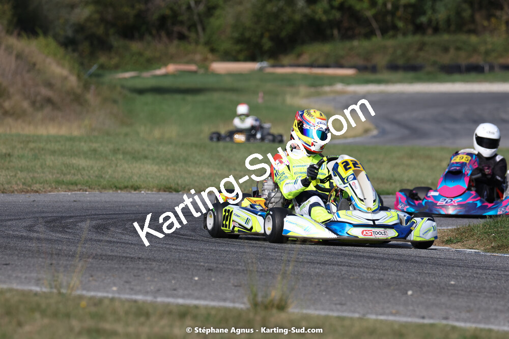 30/10/2022 : 3ème manche du Challenge Jean-Claude Sanchez à Aigues-Vives (photos Stéphane Agnus) 2022 — karting