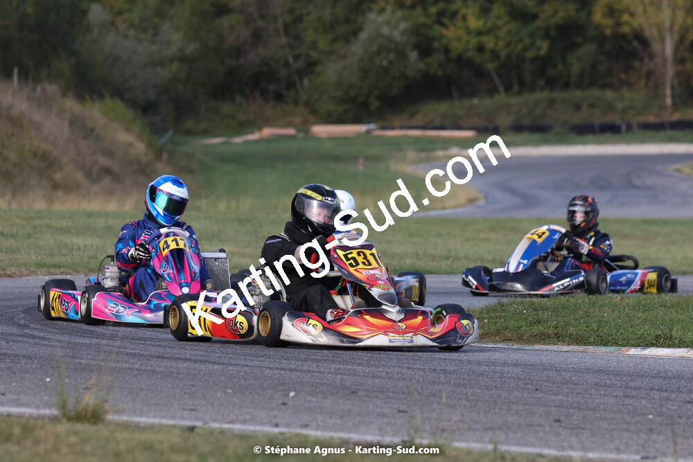 30/10/2022 : 3ème manche du Challenge Jean-Claude Sanchez à Aigues-Vives (photos Stéphane Agnus) 2022 — karting