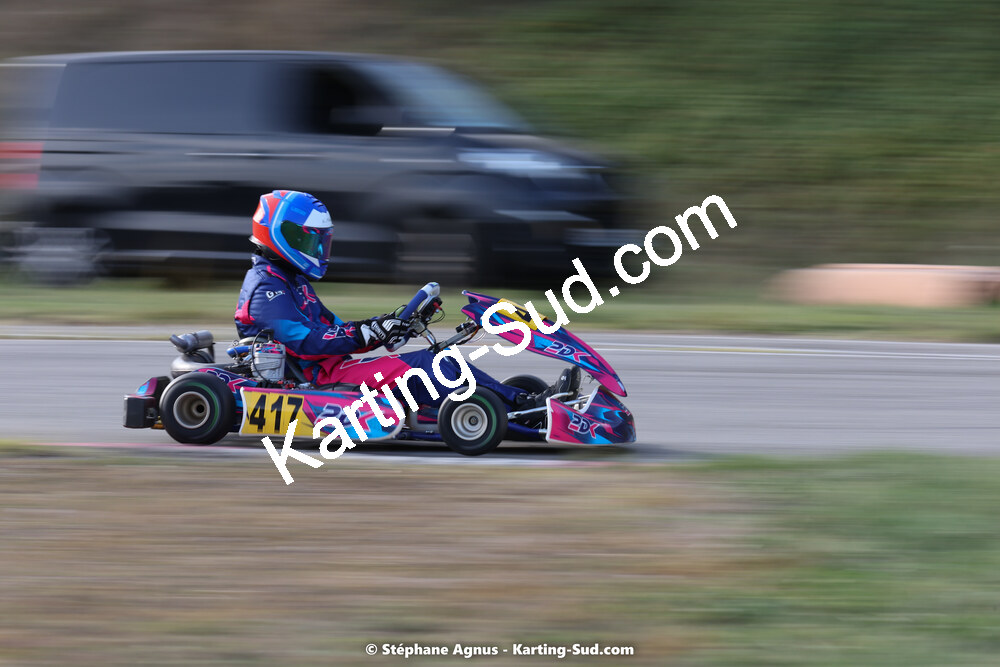 30/10/2022 : 3ème manche du Challenge Jean-Claude Sanchez à Aigues-Vives (photos Stéphane Agnus) 2022 — karting