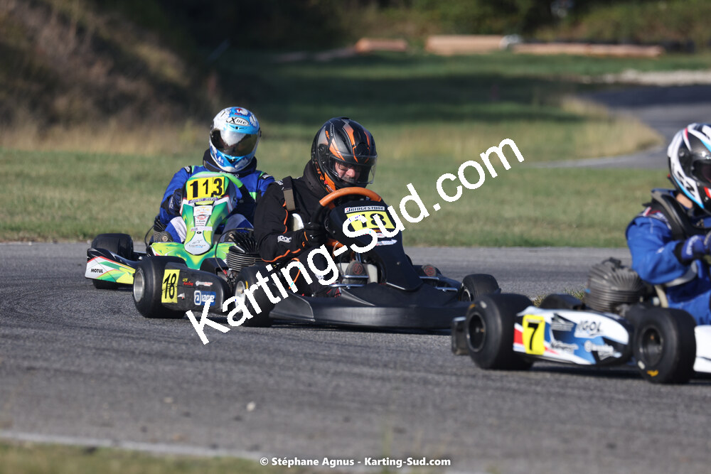 30/10/2022 : 3ème manche du Challenge Jean-Claude Sanchez à Aigues-Vives (photos Stéphane Agnus) 2022 — karting