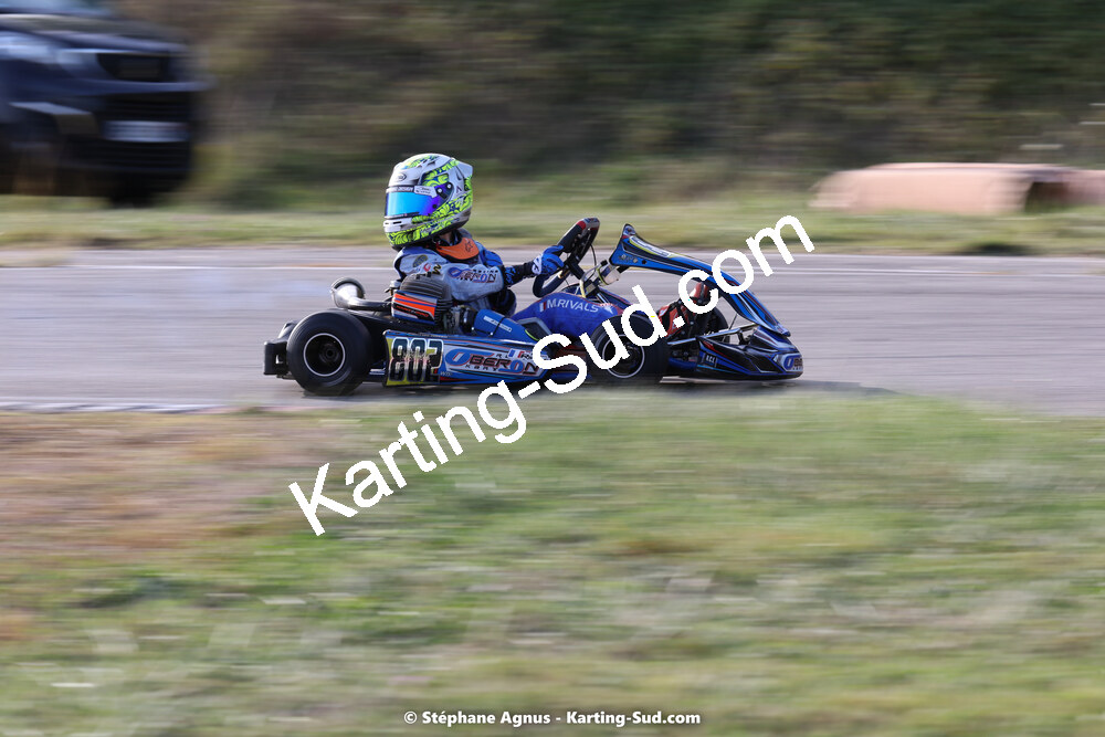 30/10/2022 : 3ème manche du Challenge Jean-Claude Sanchez à Aigues-Vives (photos Stéphane Agnus) 2022 — karting
