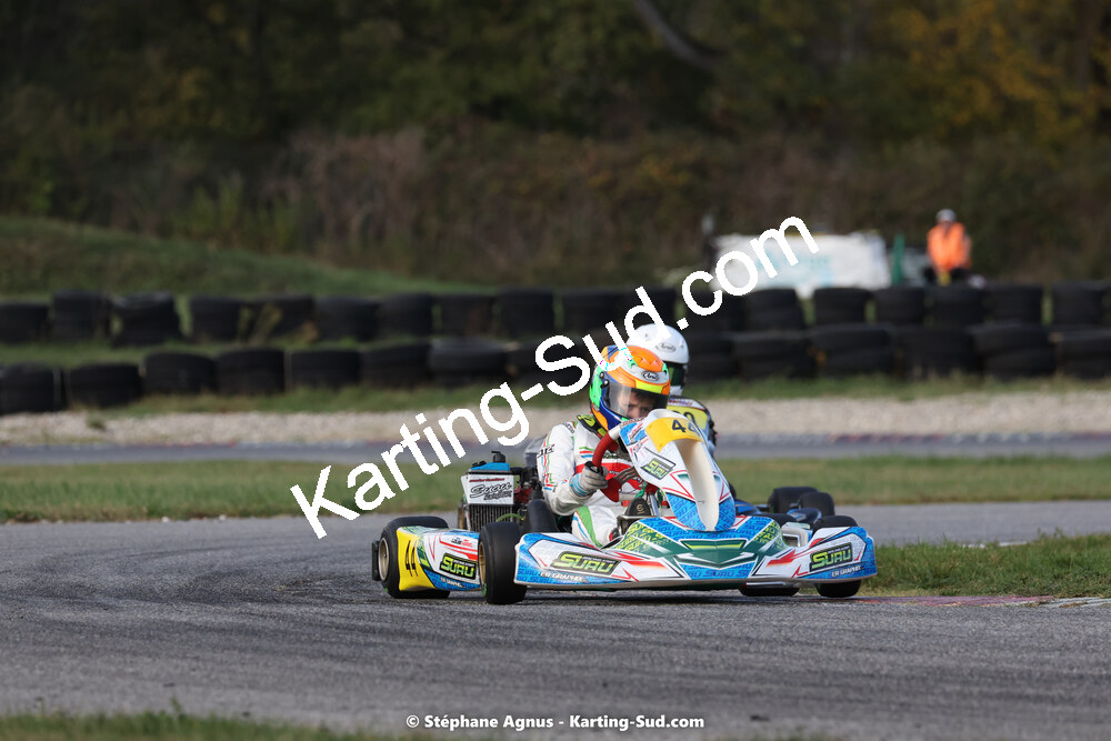 30/10/2022 : 3ème manche du Challenge Jean-Claude Sanchez à Aigues-Vives (photos Stéphane Agnus) 2022 — karting