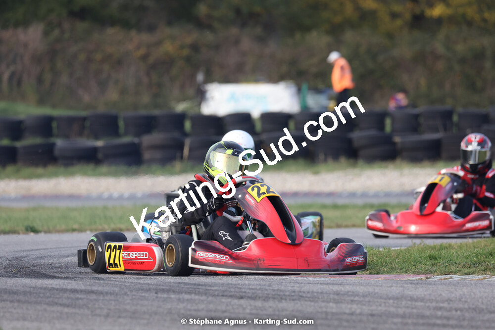 30/10/2022 : 3ème manche du Challenge Jean-Claude Sanchez à Aigues-Vives (photos Stéphane Agnus) 2022 — karting