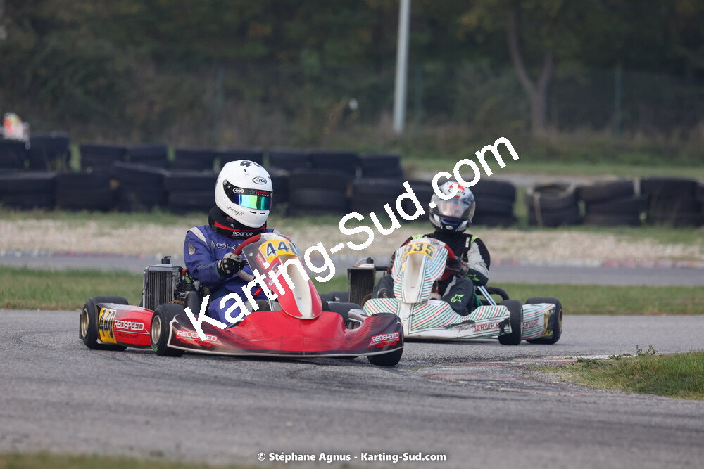 30/10/2022 : 3ème manche du Challenge Jean-Claude Sanchez à Aigues-Vives (photos Stéphane Agnus) 2022 — karting