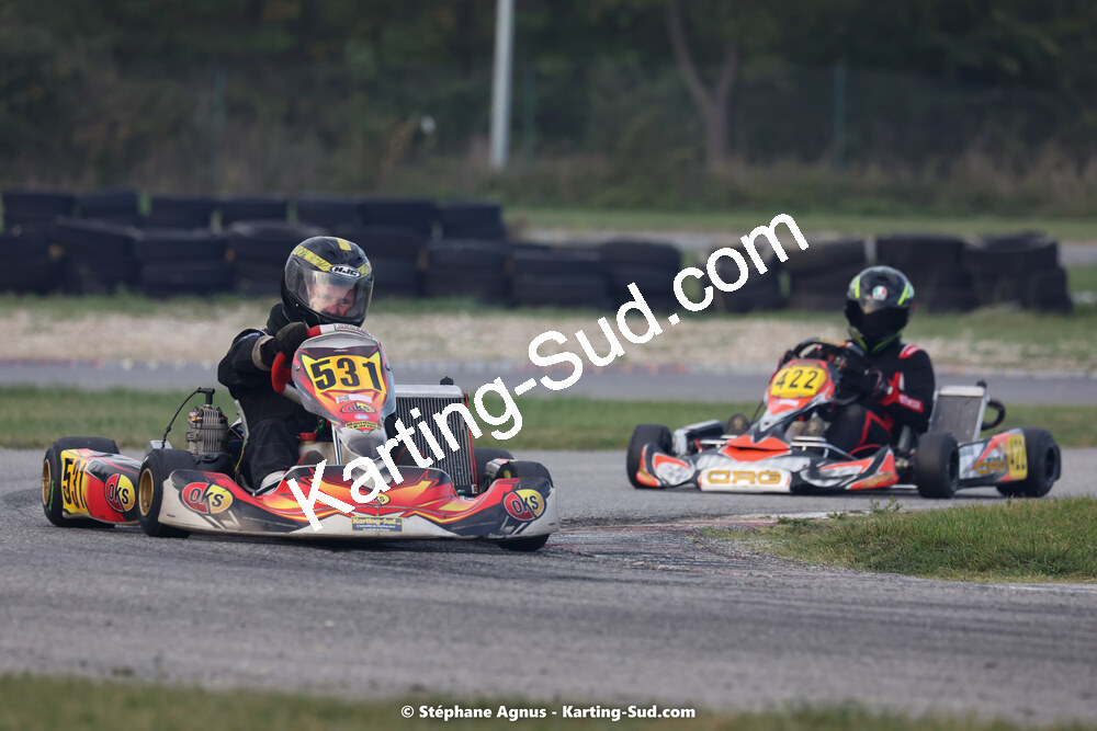 30/10/2022 : 3ème manche du Challenge Jean-Claude Sanchez à Aigues-Vives (photos Stéphane Agnus) 2022 — karting