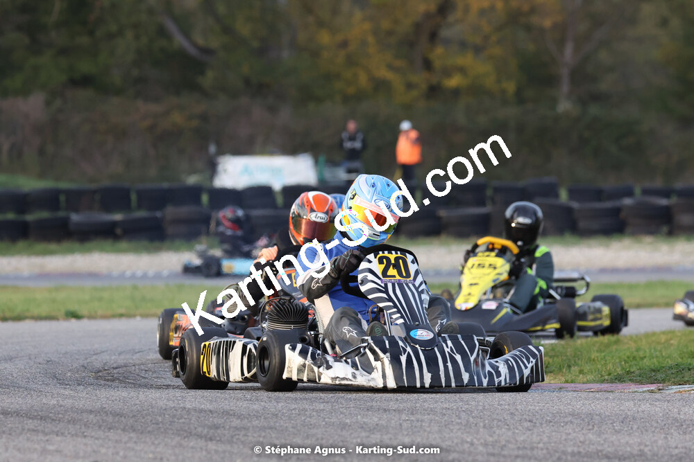 30/10/2022 : 3ème manche du Challenge Jean-Claude Sanchez à Aigues-Vives (photos Stéphane Agnus) 2022 — karting