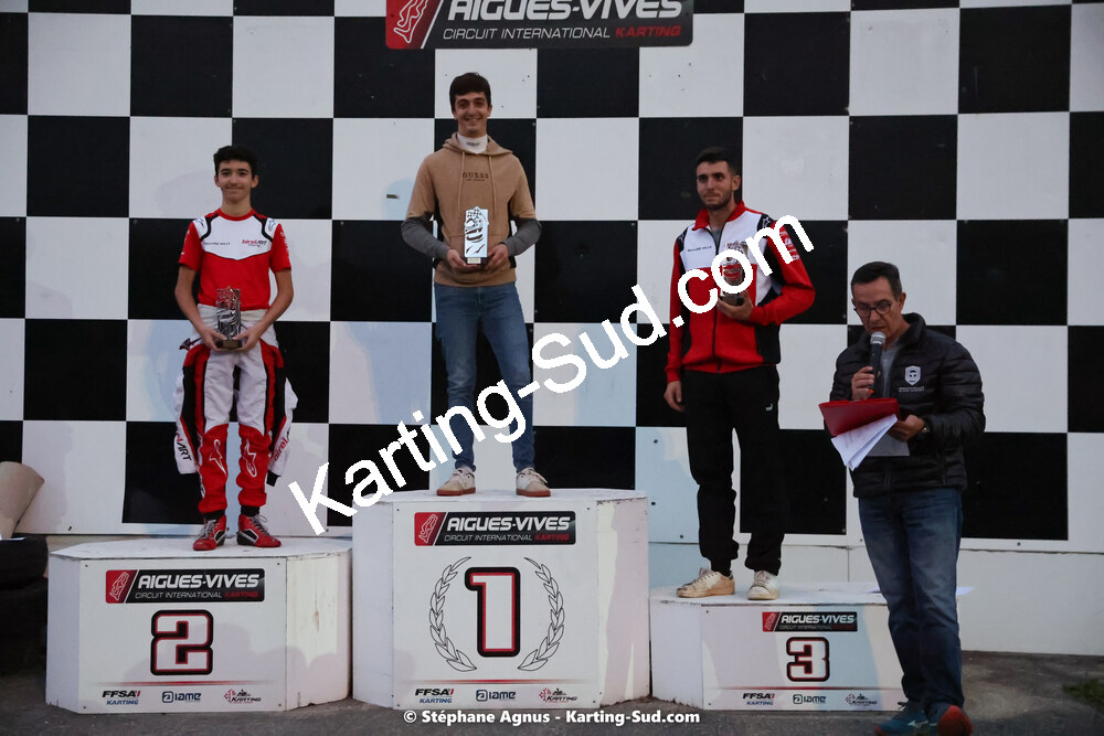 30/10/2022 : 3ème manche du Challenge Jean-Claude Sanchez à Aigues-Vives (photos Stéphane Agnus) 2022 — karting