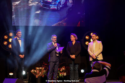 Michel VERGNES, Stéphanie Guiraud-Chaumeil — 15/01/2023 : Remise des Prix de la Ligue du Sport Automobile Occitanie Pyrénées à Albi (photos Stéphane Agnus) 2023 — karting