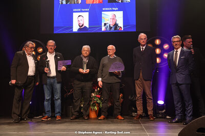 Jean-Jacques MIO-BERTOLO, Michel VERGNES — 15/01/2023 : Remise des Prix de la Ligue du Sport Automobile Occitanie Pyrénées à Albi (photos Stéphane Agnus) 2023 — karting