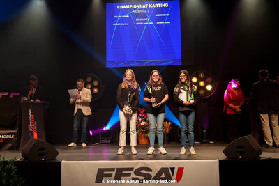 Louise Marie DUPUY — 15/01/2023 : Remise des Prix de la Ligue du Sport Automobile Occitanie Pyrénées à Albi (photos Stéphane Agnus) 2023 — karting