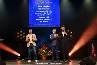 Michel VERGNES — 15/01/2023 : Remise des Prix de la Ligue du Sport Automobile Occitanie Pyrénées à Albi (photos Stéphane Agnus) 2023 — karting