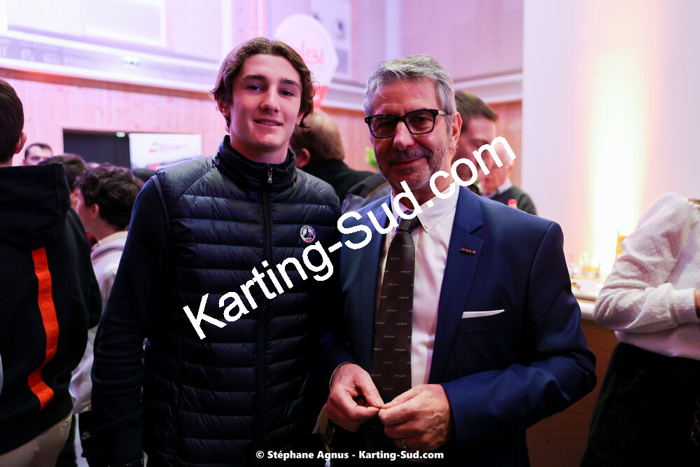Michel VERGNES, Romain ANDRIOLO — 15/01/2023 : Remise des Prix de la Ligue du Sport Automobile Occitanie Pyrénées à Albi (photos Stéphane Agnus) 2023 — karting