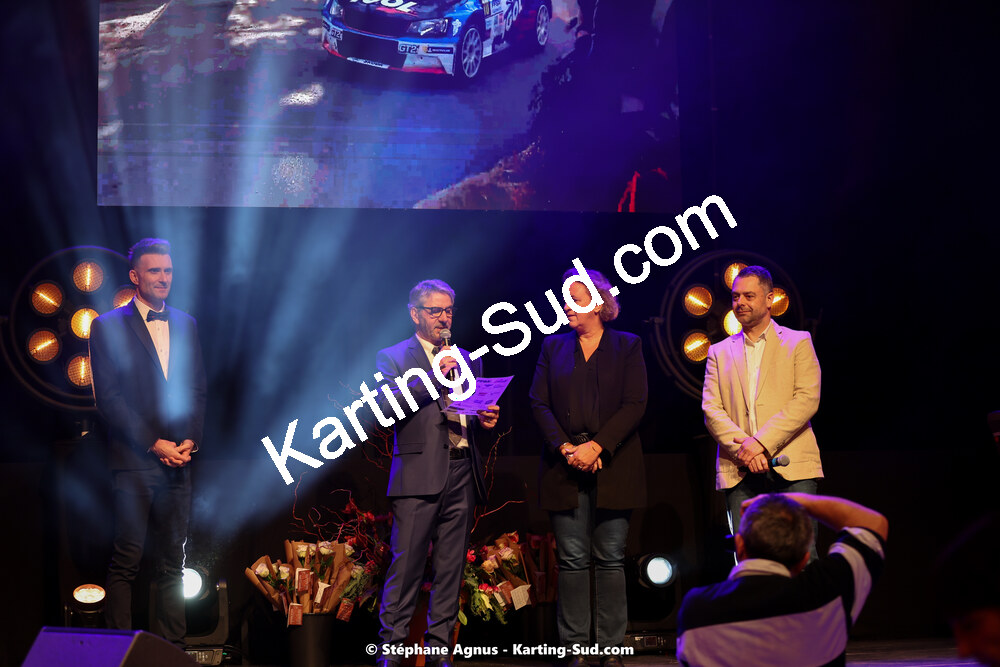 Michel VERGNES, Stéphanie Guiraud-Chaumeil — 15/01/2023 : Remise des Prix de la Ligue du Sport Automobile Occitanie Pyrénées à Albi (photos Stéphane Agnus) 2023 — karting