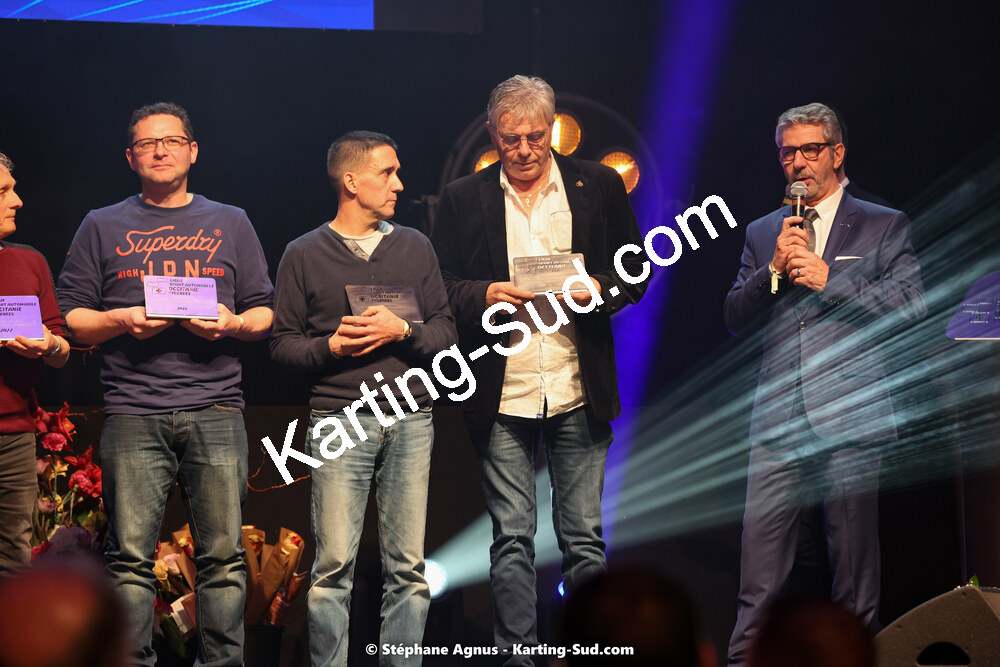 Michel VERGNES — 15/01/2023 : Remise des Prix de la Ligue du Sport Automobile Occitanie Pyrénées à Albi (photos Stéphane Agnus) 2023 — karting
