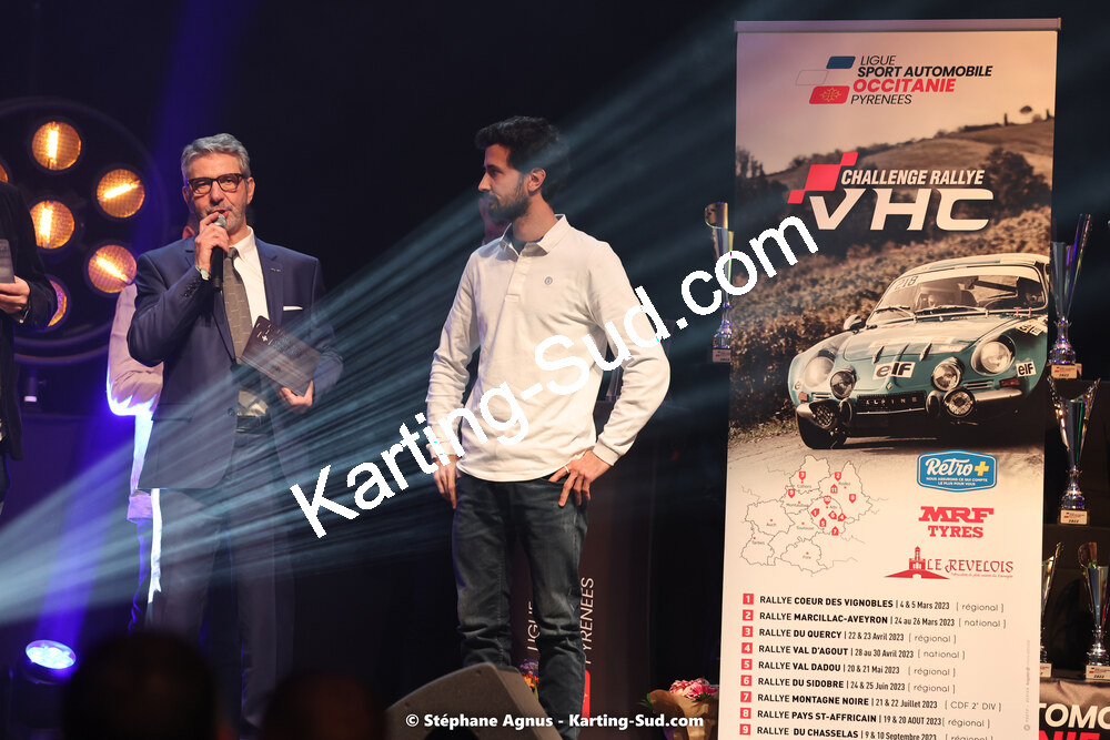 Michel VERGNES — 15/01/2023 : Remise des Prix de la Ligue du Sport Automobile Occitanie Pyrénées à Albi (photos Stéphane Agnus) 2023 — karting