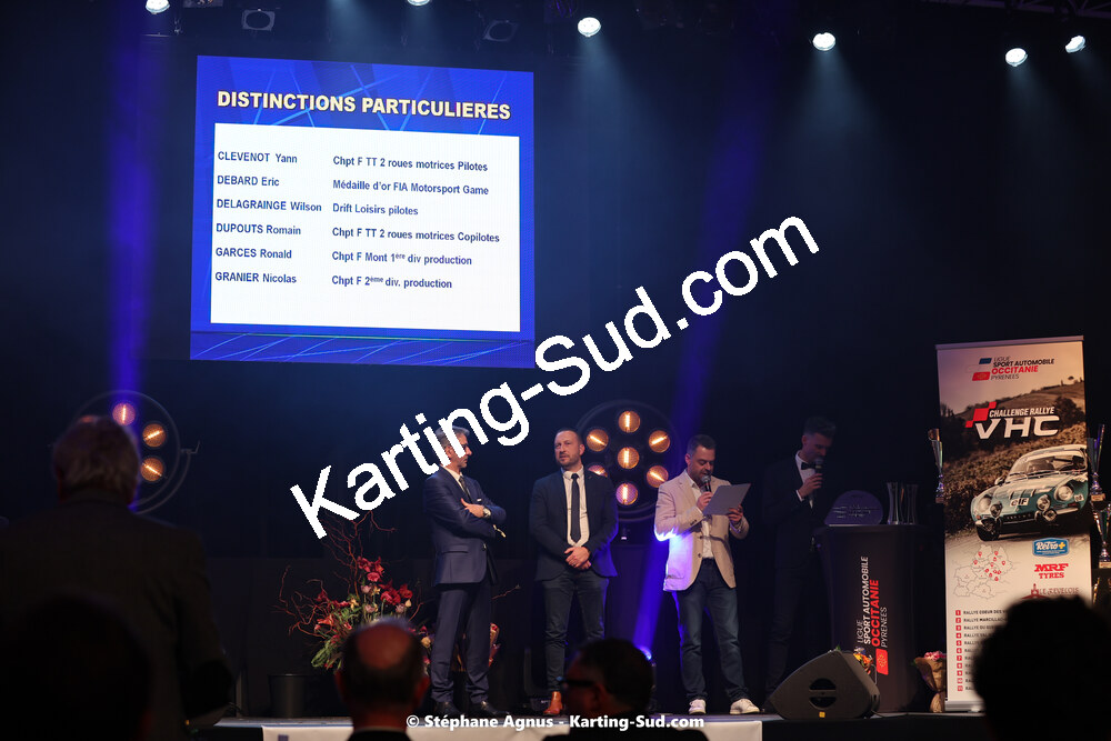 15/01/2023 : Remise des Prix de la Ligue du Sport Automobile Occitanie Pyrénées à Albi (photos Stéphane Agnus) 2023 — karting
