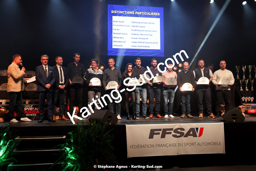 Michel VERGNES — 15/01/2023 : Remise des Prix de la Ligue du Sport Automobile Occitanie Pyrénées à Albi (photos Stéphane Agnus) 2023 — karting