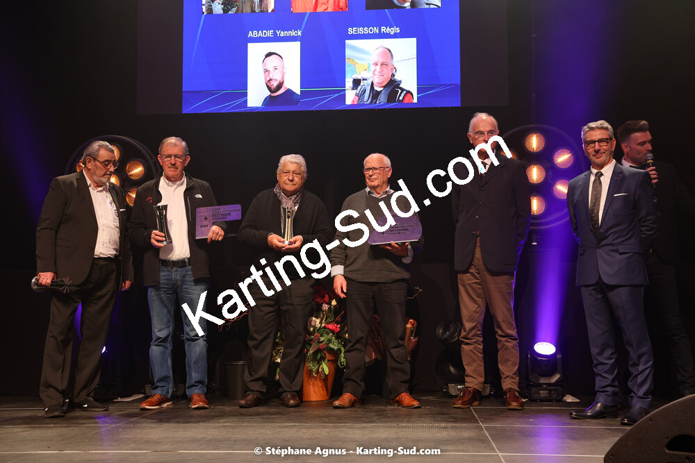 Jean-Jacques MIO-BERTOLO, Michel VERGNES — 15/01/2023 : Remise des Prix de la Ligue du Sport Automobile Occitanie Pyrénées à Albi (photos Stéphane Agnus) 2023 — karting