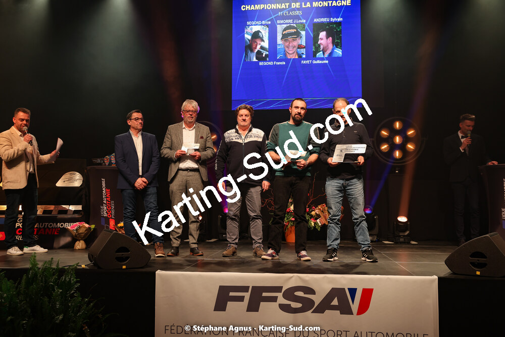 Didier SIRGUE — 15/01/2023 : Remise des Prix de la Ligue du Sport Automobile Occitanie Pyrénées à Albi (photos Stéphane Agnus) 2023 — karting