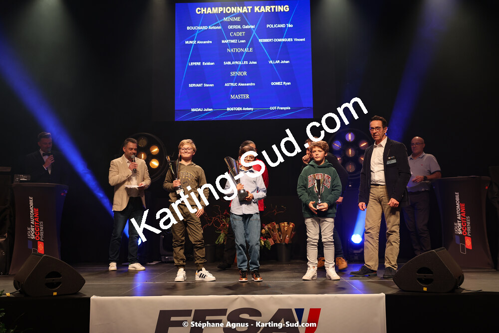 15/01/2023 : Remise des Prix de la Ligue du Sport Automobile Occitanie Pyrénées à Albi (photos Stéphane Agnus) 2023 — karting