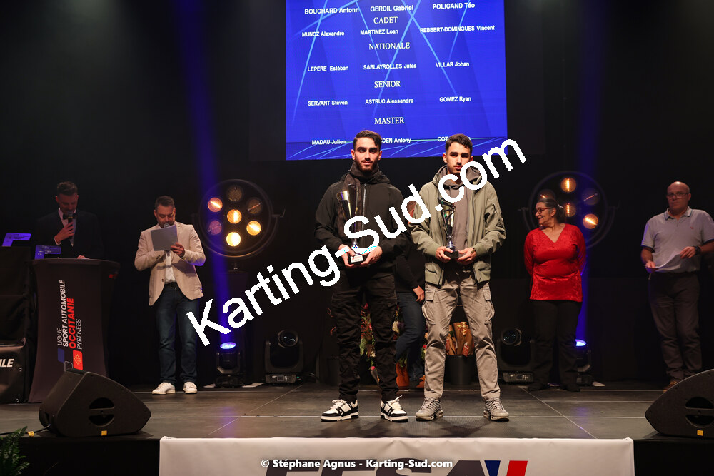 Steven SERVANT — 15/01/2023 : Remise des Prix de la Ligue du Sport Automobile Occitanie Pyrénées à Albi (photos Stéphane Agnus) 2023 — karting