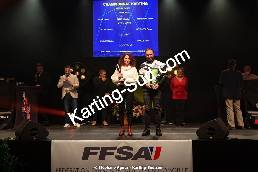Patricia FARGUES — 15/01/2023 : Remise des Prix de la Ligue du Sport Automobile Occitanie Pyrénées à Albi (photos Stéphane Agnus) 2023 — karting