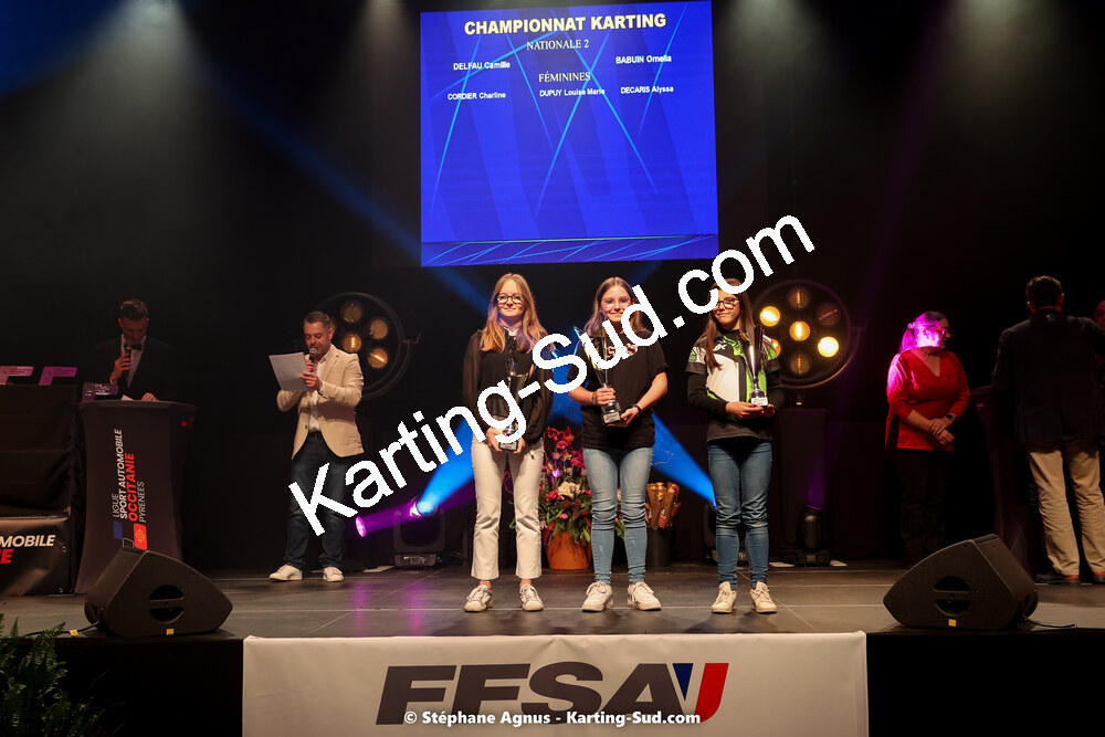 Louise Marie DUPUY — 15/01/2023 : Remise des Prix de la Ligue du Sport Automobile Occitanie Pyrénées à Albi (photos Stéphane Agnus) 2023 — karting