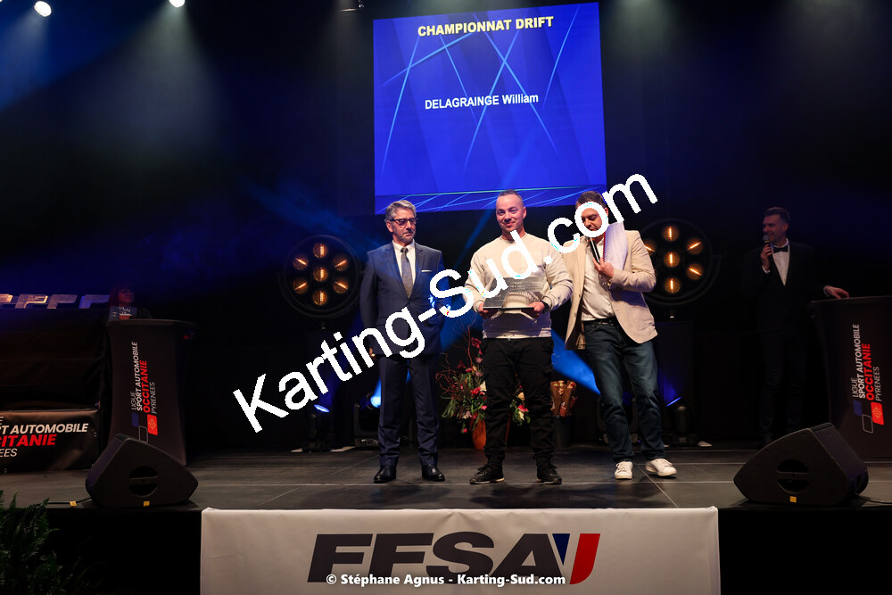 Michel VERGNES — 15/01/2023 : Remise des Prix de la Ligue du Sport Automobile Occitanie Pyrénées à Albi (photos Stéphane Agnus) 2023 — karting