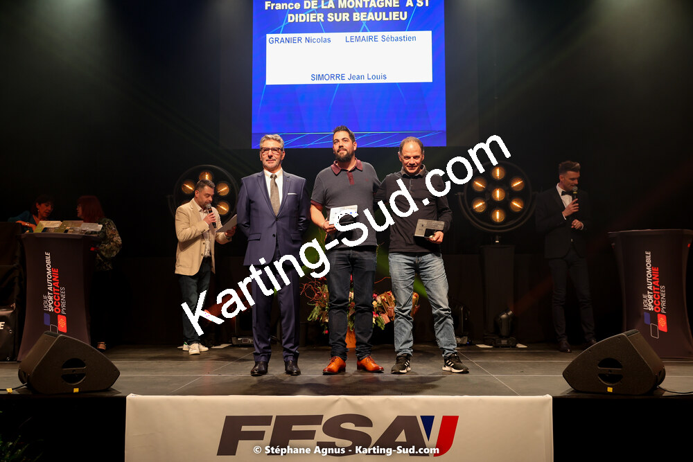 Michel VERGNES — 15/01/2023 : Remise des Prix de la Ligue du Sport Automobile Occitanie Pyrénées à Albi (photos Stéphane Agnus) 2023 — karting