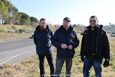 Jeff REMY, Laurent COCHE, Patrice AGNUS — 12/02/2023 : Les Rencontres Elceka Printemps à Grabels (photos Stéphane Agnus) 2023 — karting