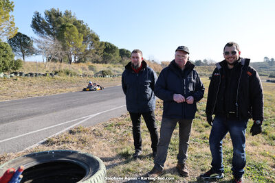 Jeff REMY, Laurent COCHE, Patrice AGNUS — 12/02/2023 : Les Rencontres Elceka Printemps à Grabels (photos Stéphane Agnus) 2023 — karting