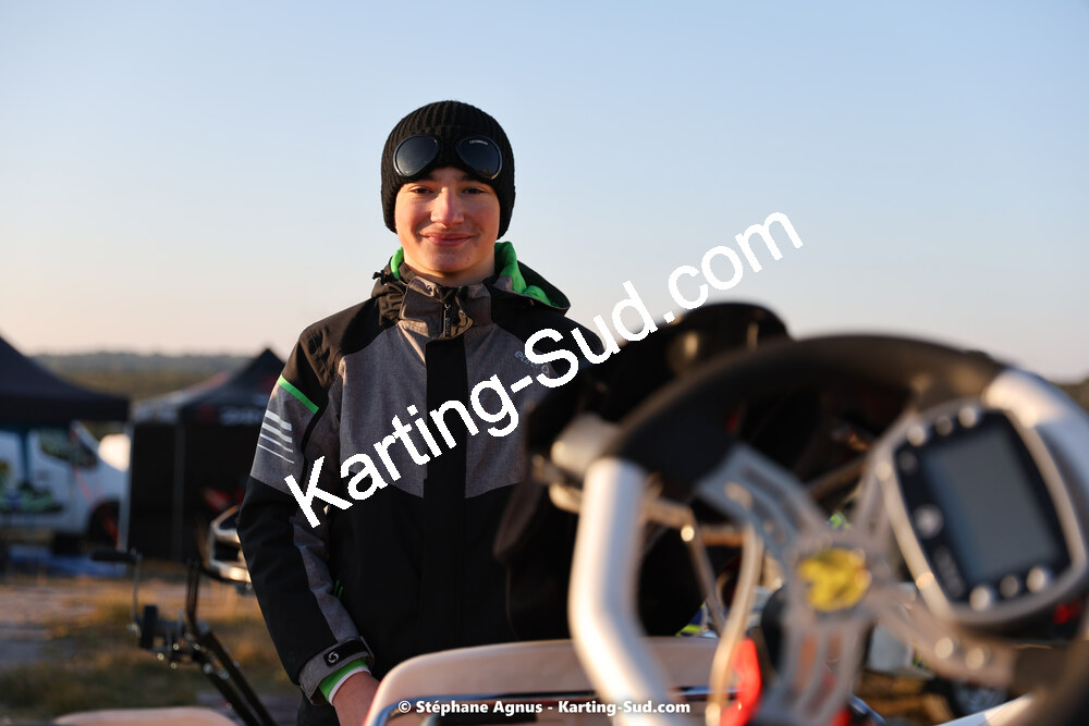 Maxime BETEILLE — 12/02/2023 : Les Rencontres Elceka Printemps à Grabels (photos Stéphane Agnus) 2023 — karting